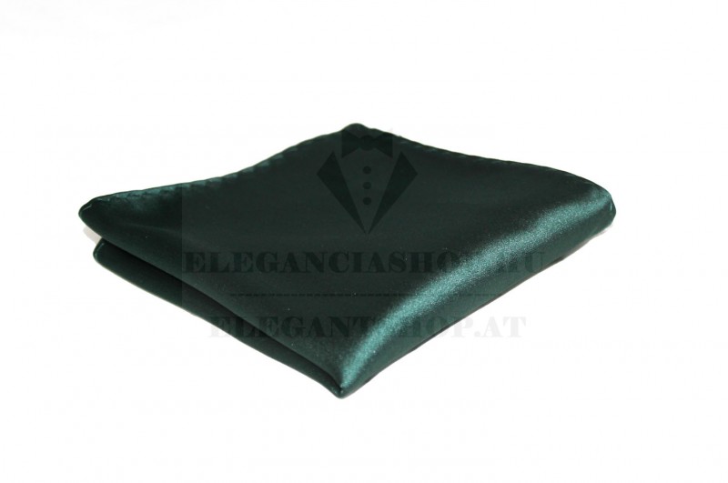  Szatén nyakkendő szett - Sötétzöld Egyszínű nyakkendő